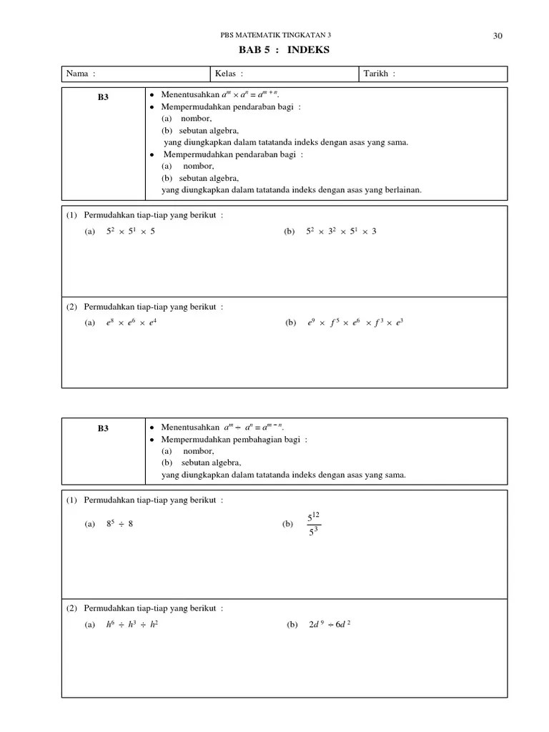 If you were wondering how to create a pdf on iphone you aren't alone and apple makes it quick and easy without installing any additional apps. Pbs Matematik Tingkatan 3 Bab 5 Indeks Pdf