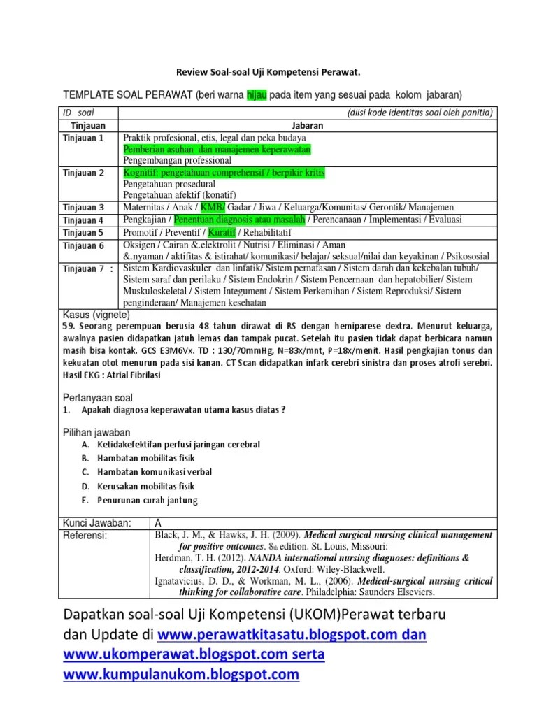 Soal Ukom Perawat Soal Ukom Keperawatan Maternitas Cute766