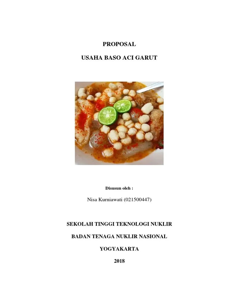 Proposal Usaha | PDF