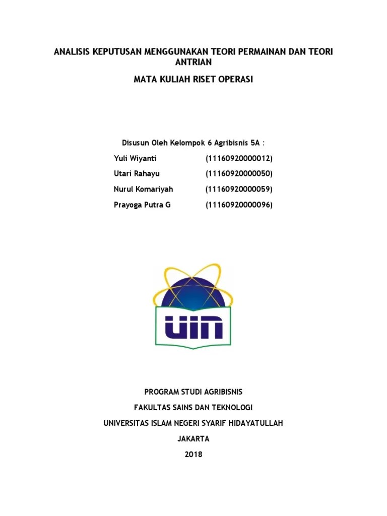 Contoh Soal Teori Antrian Riset Operasional Contoh Soal Terbaru Cute766
