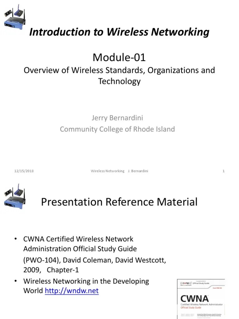 Introduction To Wireless Technology | PDF | Ieee 802.11 | Wireless Lan