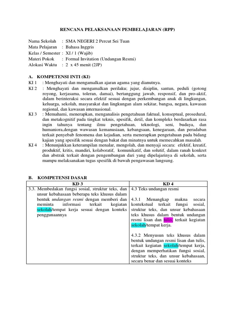 Soal Formal Invitation Kelas Xi / Contoh Soal Formal Invitation Kelas