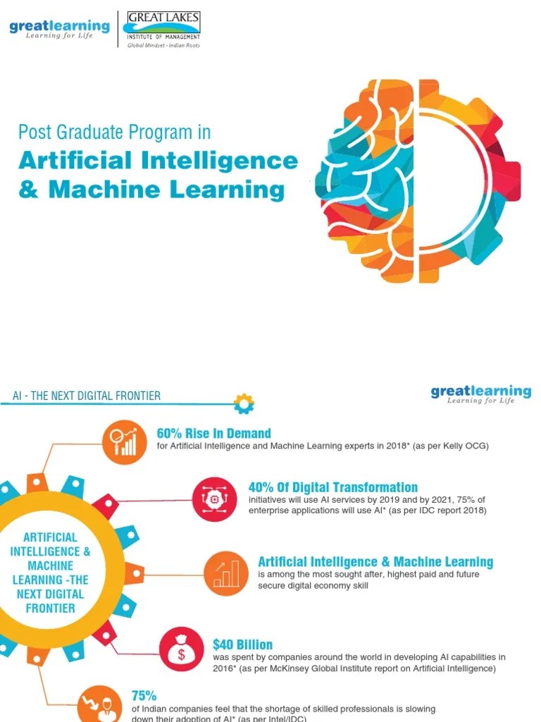 Artificial Intelligence & Machine Learning: Post Graduate Program In ...
