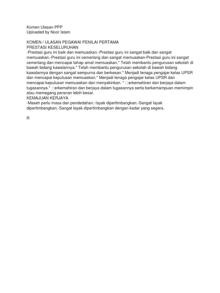 Likert itu nama orang, lengkapnya … Komen Ulasan Pegawai Penilai Pertama Lpp Pgm 2018 Pdf