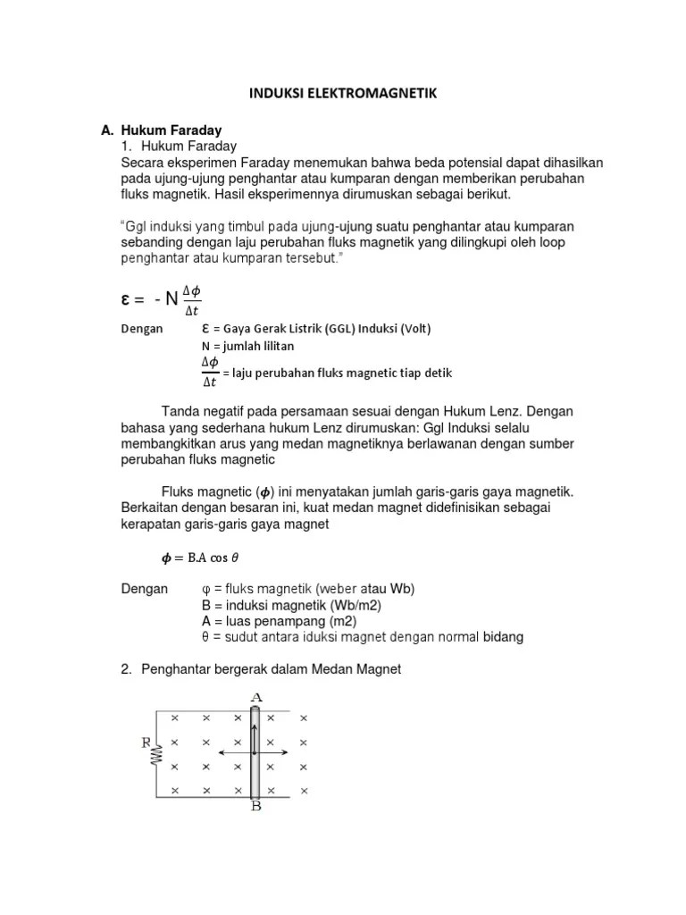 Rangkuman materi bab induksi magnet disertai contoh soal dan jawaban dengan pembahasan lengkapnya ayo masuk kesini. Kumpulan Soal Un Induksi Elektromagnet Pdf Beinyu Com