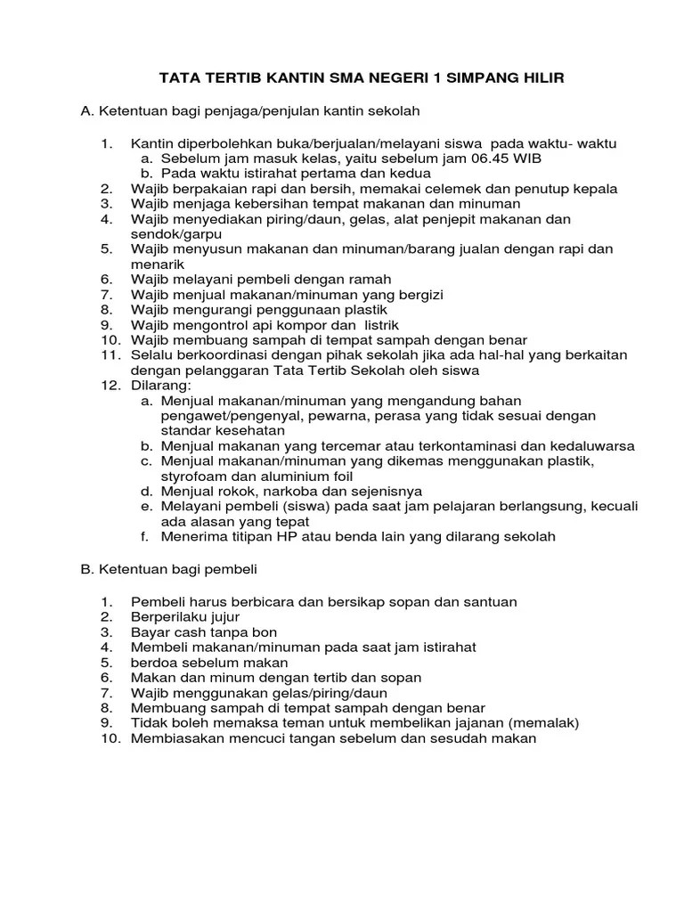 Contoh desain banner sekolah smk contoh desain grafis. Kantin Pdf