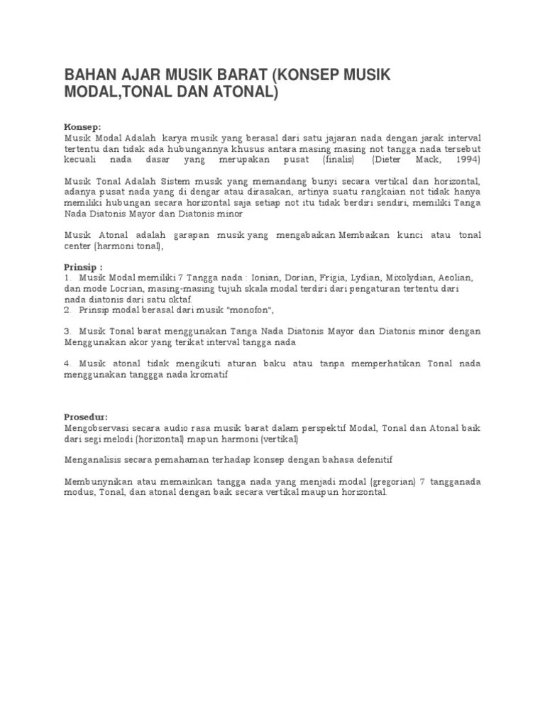 Akor Utama Dalam Struktur Musik Adalah - Berbagai Struktur