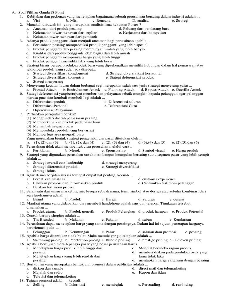 Soal Perencanaan Bisnis Kelas 10 Essay Masnurul Kakak menyususn soal ini dari mata pelajaran Pengantar Ekonomi dan Bisnis untuk adik adik yang duduk dibangku kelas.