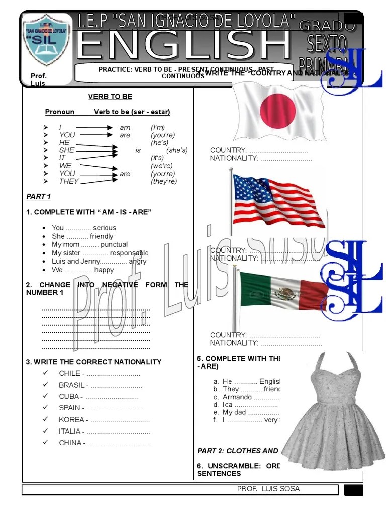 I Am (I'm) YOU Are (You're) HE (He's) SHE Is (She's) IT (It's) WE (We ...