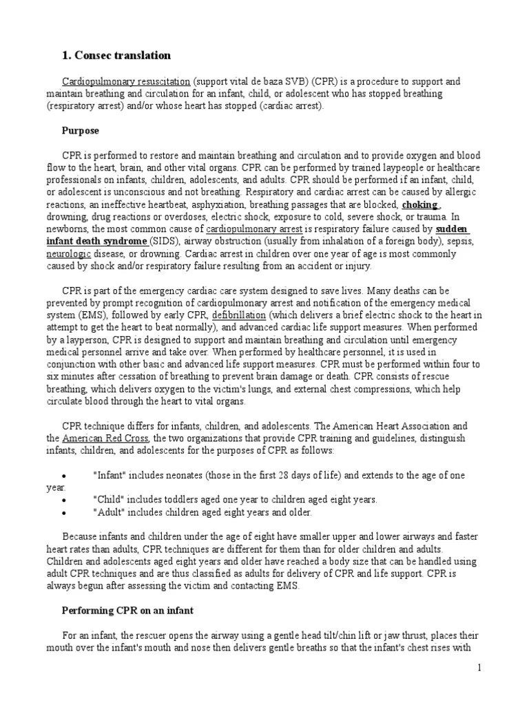 Cardiopulmonary Resuscitation | PDF | Cardiopulmonary Resuscitation | Cardiac Arrest