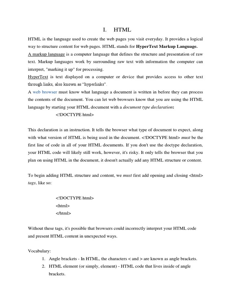Front End - HTML, CSS | Download Free PDF | Html Element | Cascading ...