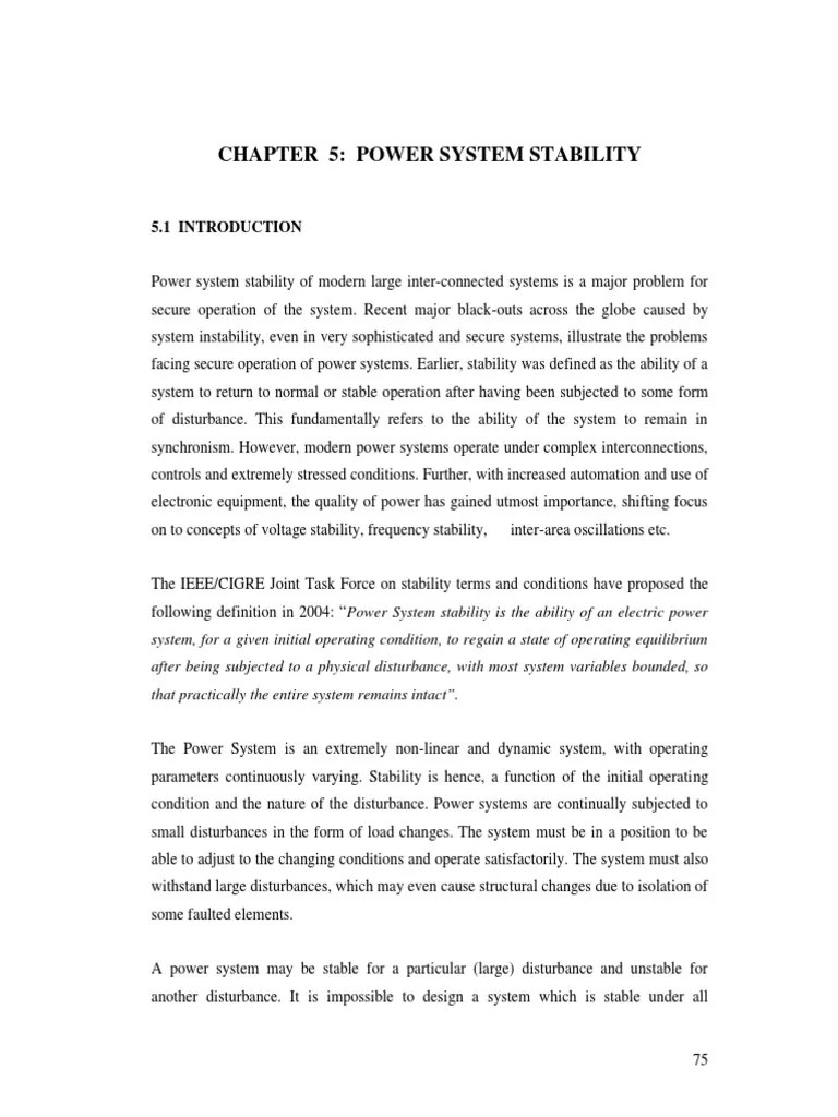 Electrical Engineering Engineering Power System Analysis And Stability ...