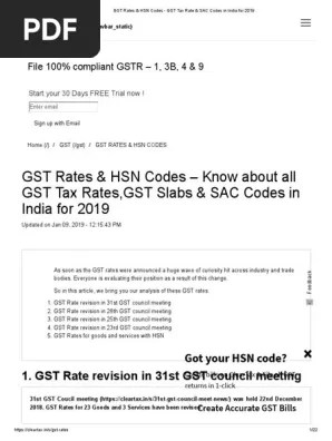 Gst Hsn Code Explained By Shopclues Com Indiacrafts Www