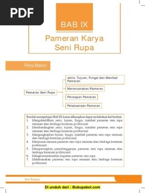 seni rupa dua dimensi merupakan karya seni yang hanya mempunyai panjang dan lebar saja serta hanya bisa dilihat dari satu sudut pandang. Tuliskan Dan Jelaskan Tujuan Pameran Karya Seni Rupa