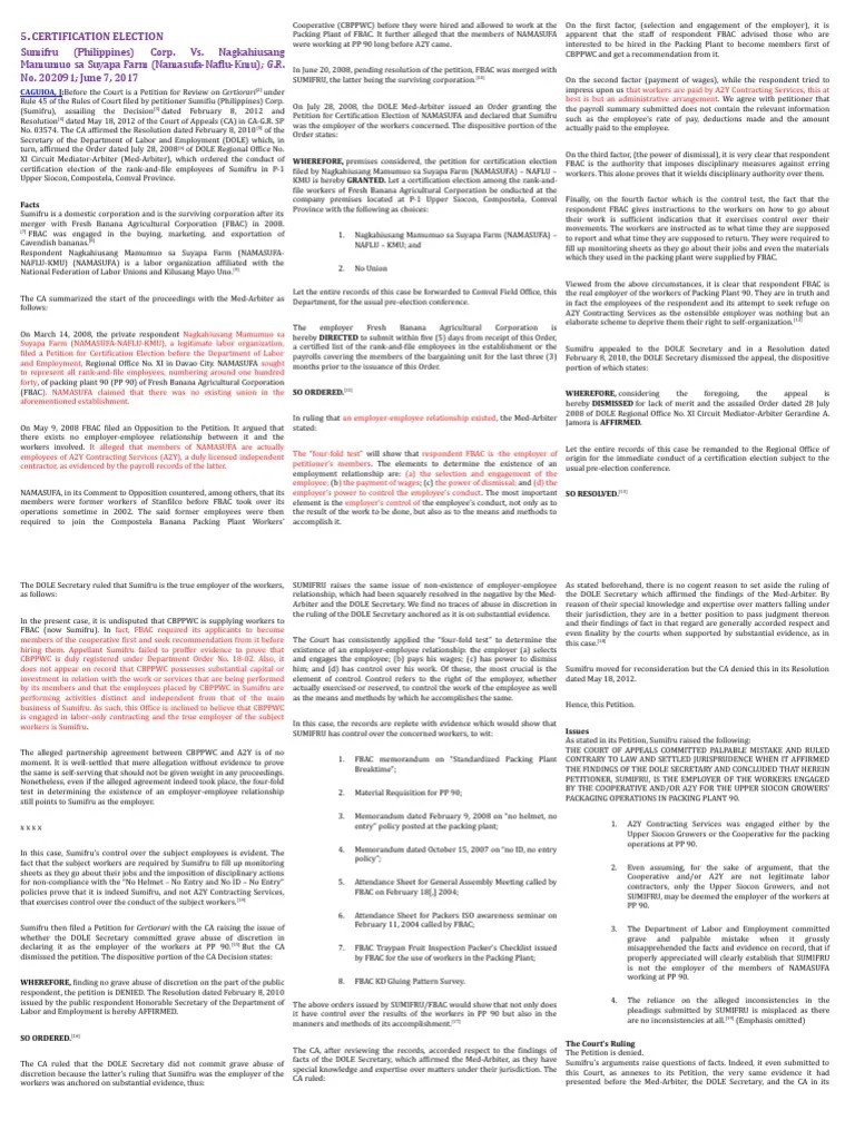 Labor Termination Cases | PDF | Independent Contractor | Unemployment Benefits