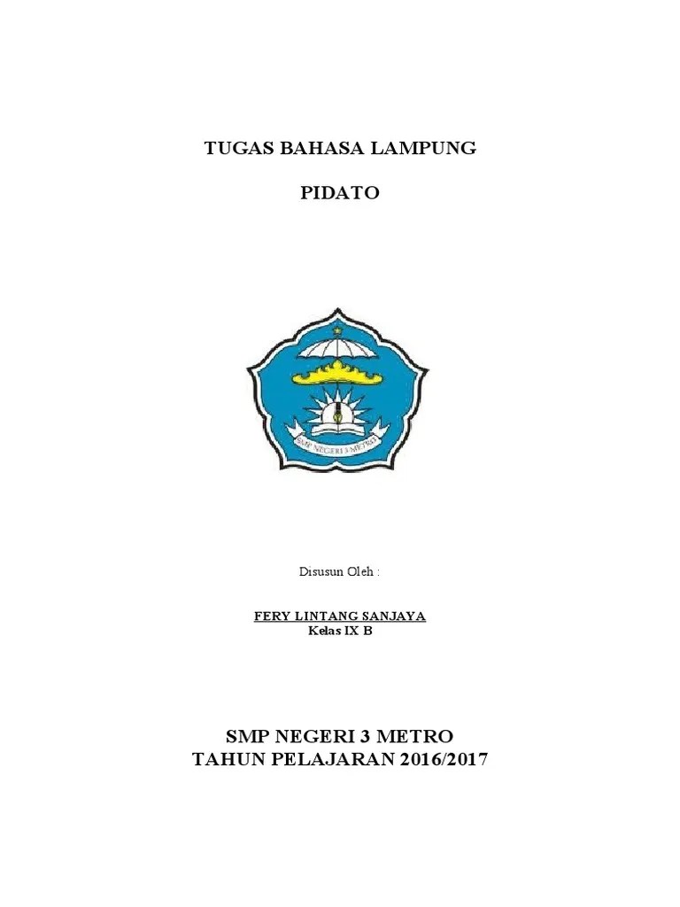 Contoh soal sing a song: Pidato Lampung Pdf