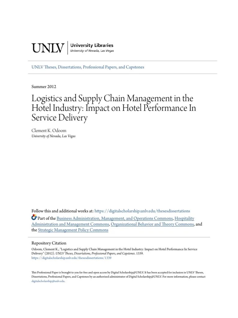 Logistic And Supply Chain Management | PDF | Supply Chain | Logistics