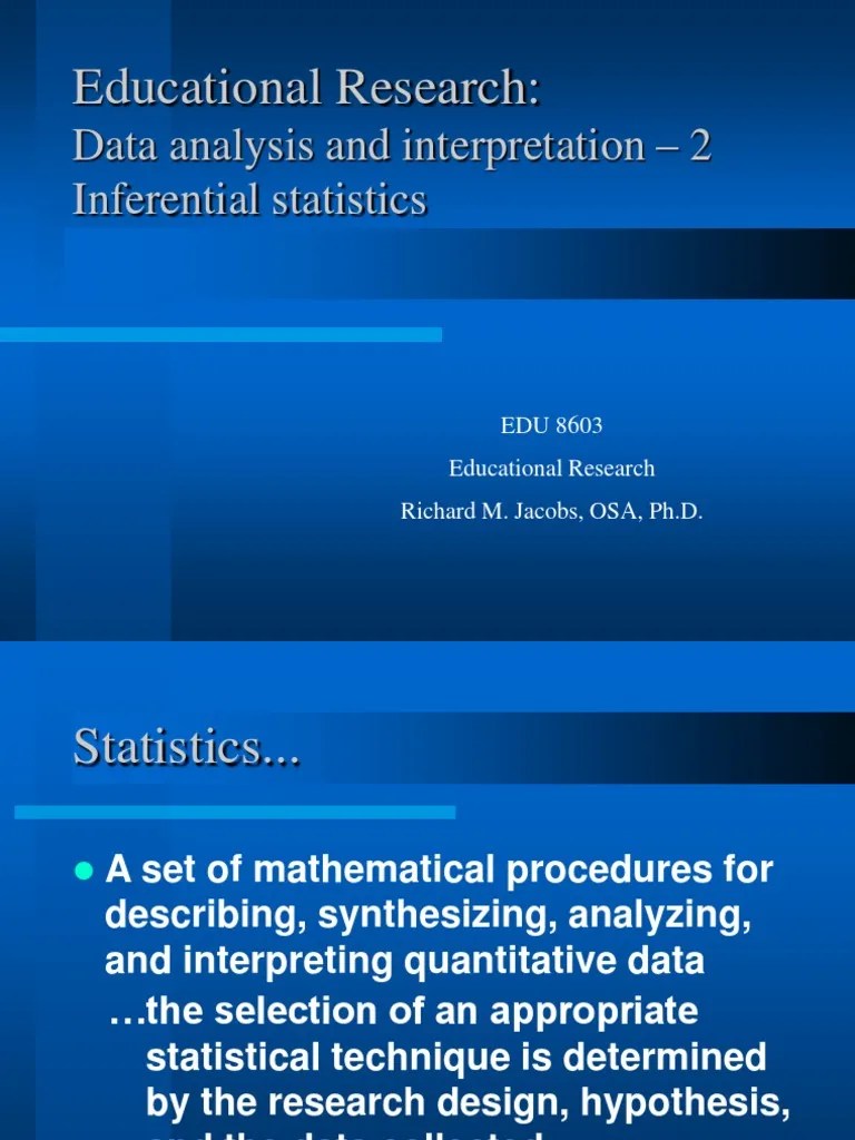 Inferential Statistics | PDF | Statistical Significance | Statistical Hypothesis Testing