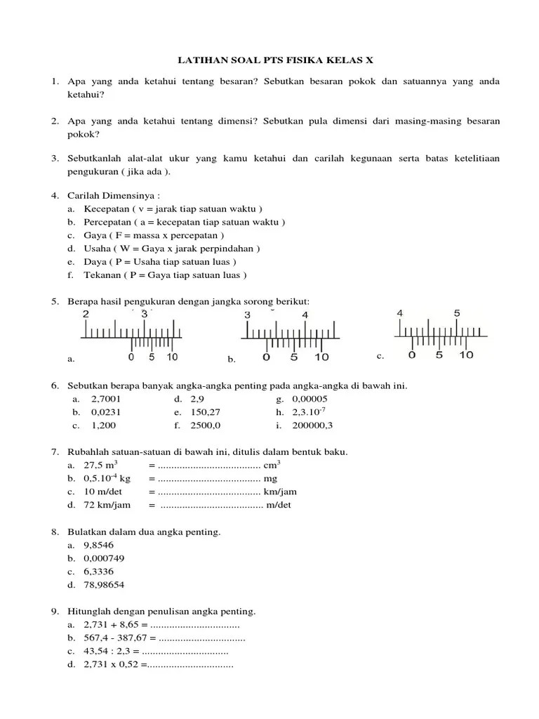 Aplikasi vektor (resultan dua vektor). Soal Pts Fisika Kelas X Pdf