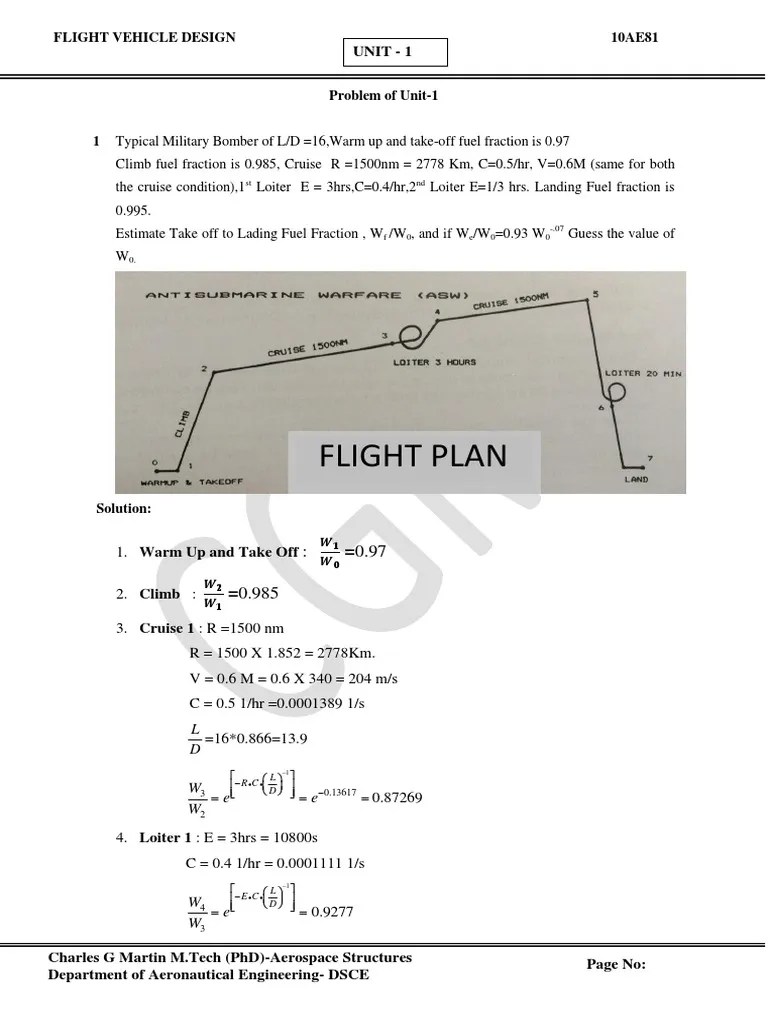 Flight Vehicle Design Aerospace Aerospace Engineering