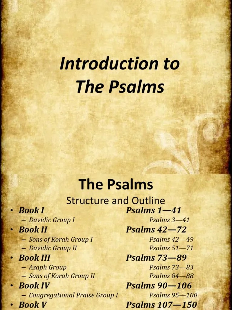 The Psalms | PDF | Psalms | Religious Texts