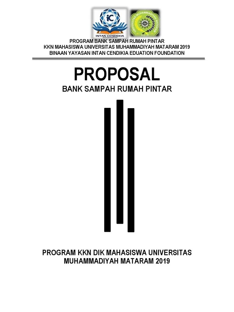 Proposal Fix BANK SAMPAH | PDF