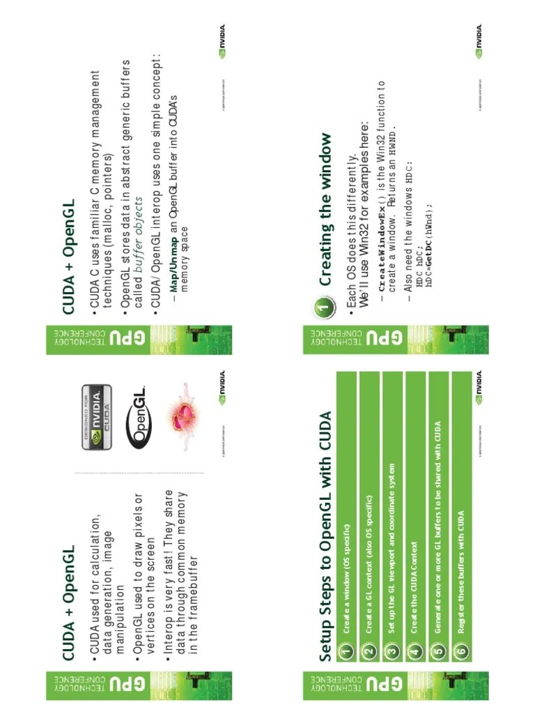 CUDA OpenGL | PDF | Shader | Texture Mapping