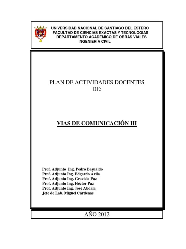 Vias De Comunicacion III | PDF | Hormigón | Maestros