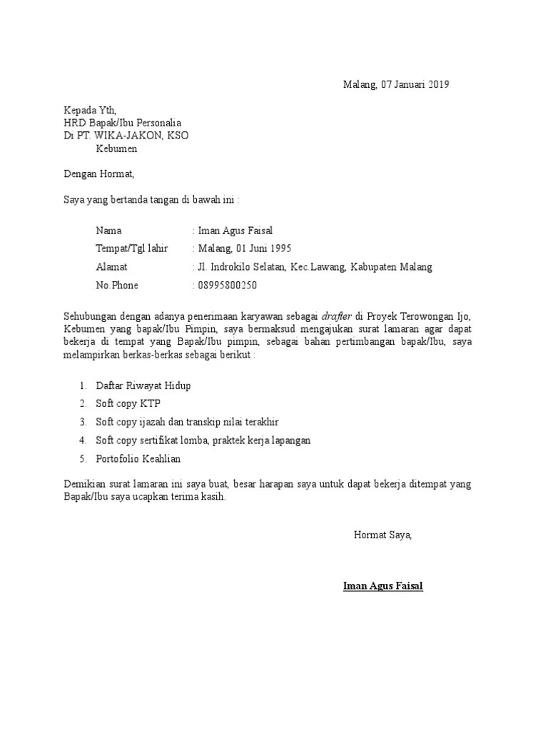 Contoh Membuat Surat Lamaran Pekerjaan Lulusan Sma Info Loker Indonesia Terbaru Lowongan Sma Smk Diploma Dan Sarjana 