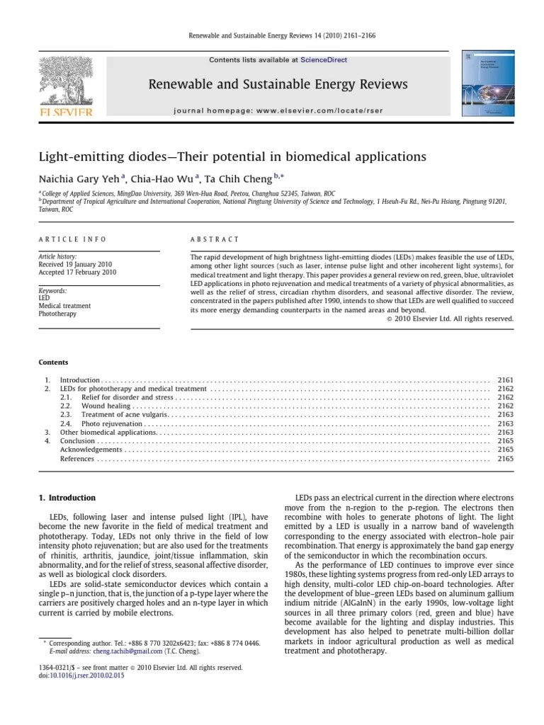 2 Light Emitting Diodes PDF | PDF | Light Emitting Diode | Sleep