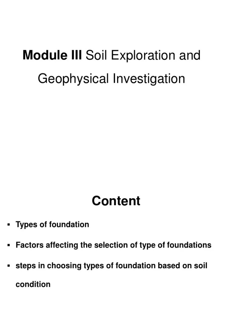 Selection Of Foundation Based On Soil Type | PDF | Deep Foundation ...