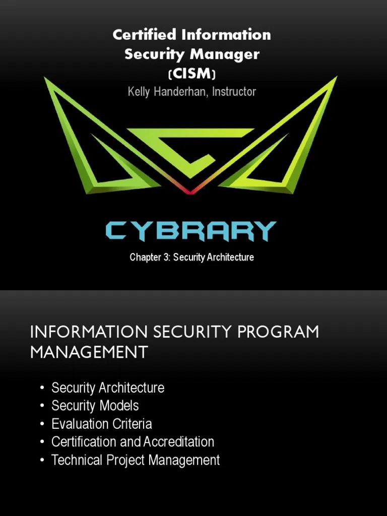 Chapter 3 Security Architecture PDF | PDF | Information Security ...