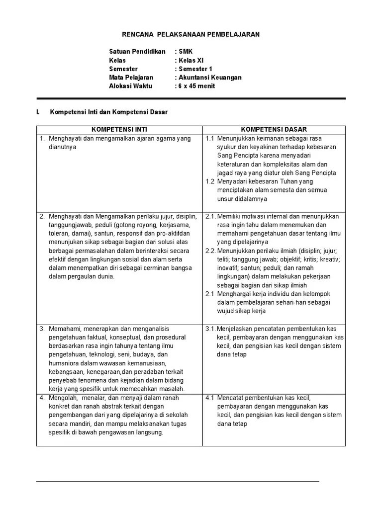 Teknik dan bisnis sepeda motor; Rpp Praktikum Akuntansi Perusahaan Jasa Dagang Dan ...