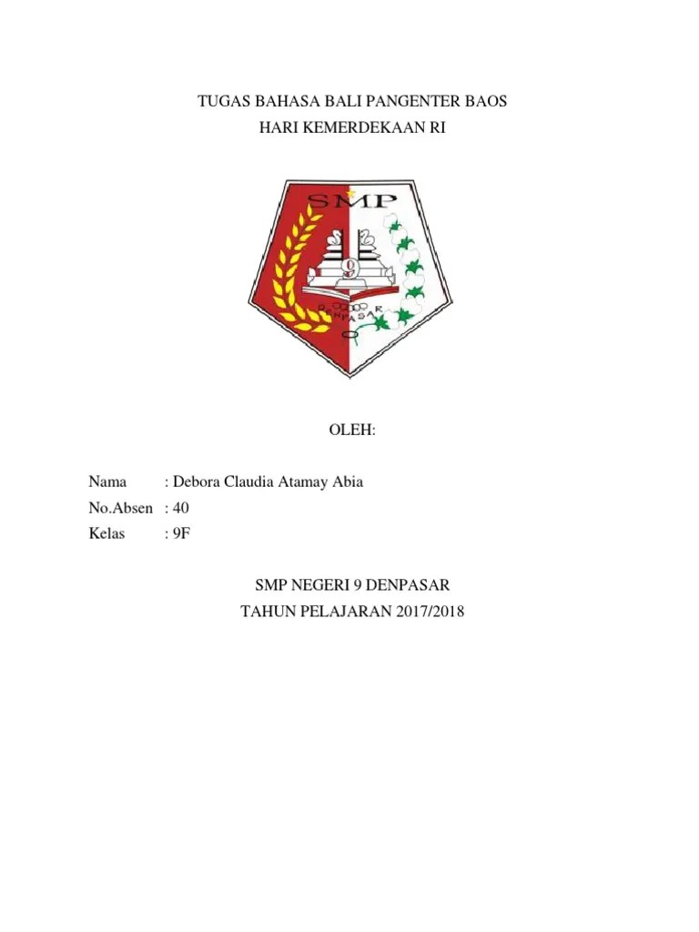 I nyoman artawa maaf jika ad salah bicara. Mc Bahasa Bali