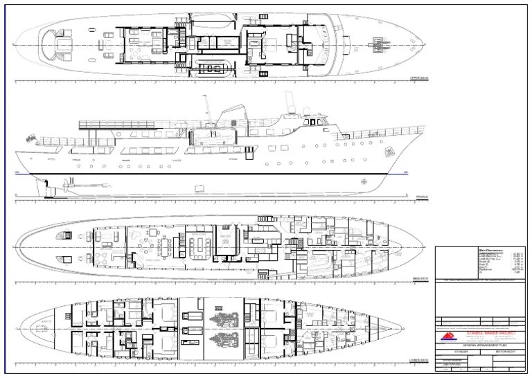 02 - General Arrangement Plan | PDF | Ships | Watercraft
