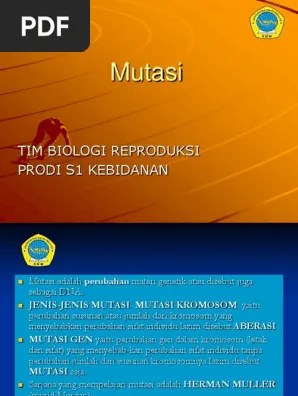 Mutasi | PDF