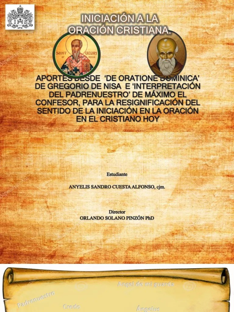 Iniciación A La Oración Cristiana | PDF | Orador Del Señor | Oración