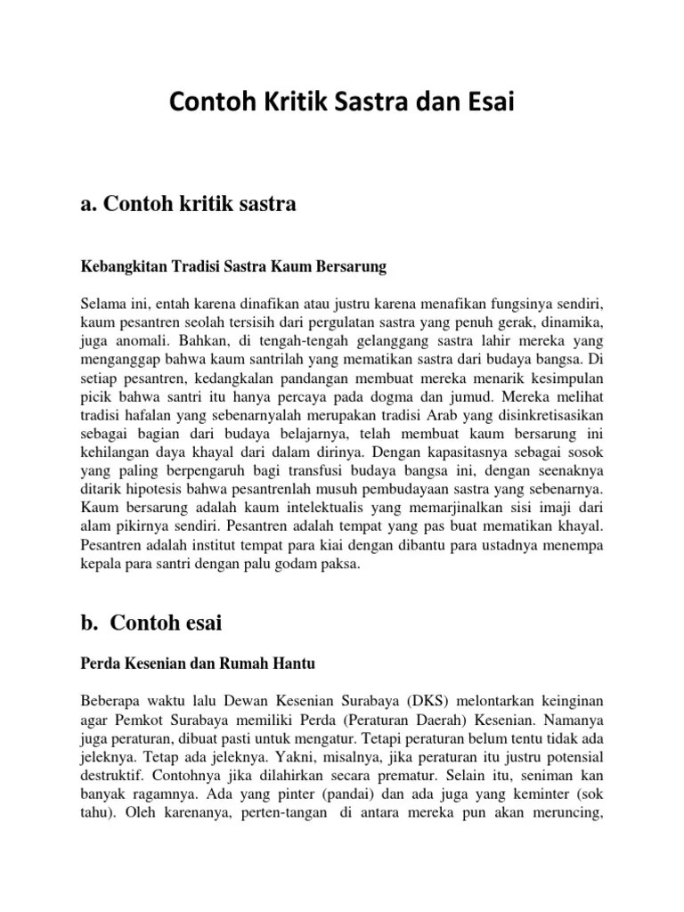 contoh soal hots matematika smp dan pembahasan. Contoh Soal Kritik Sastra Beserta Pembahasannya