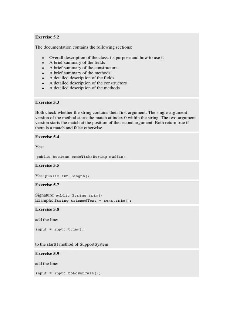 Tema 5 Programación Orientada A Objetos Con Bluej Pdf String