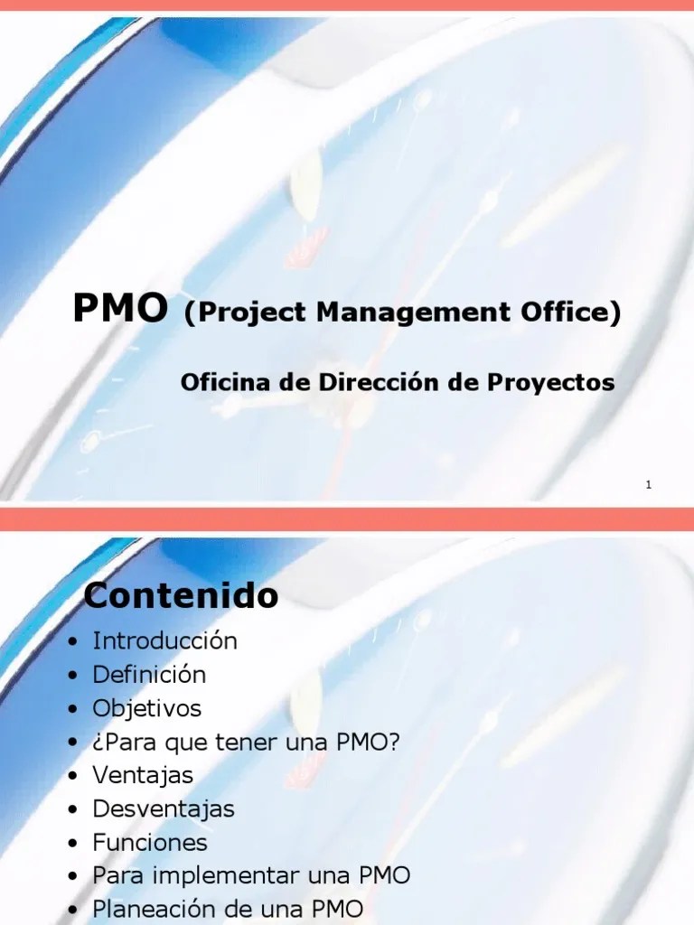 PMO (Project Management Office) | PDF | Gestión De Proyectos ...