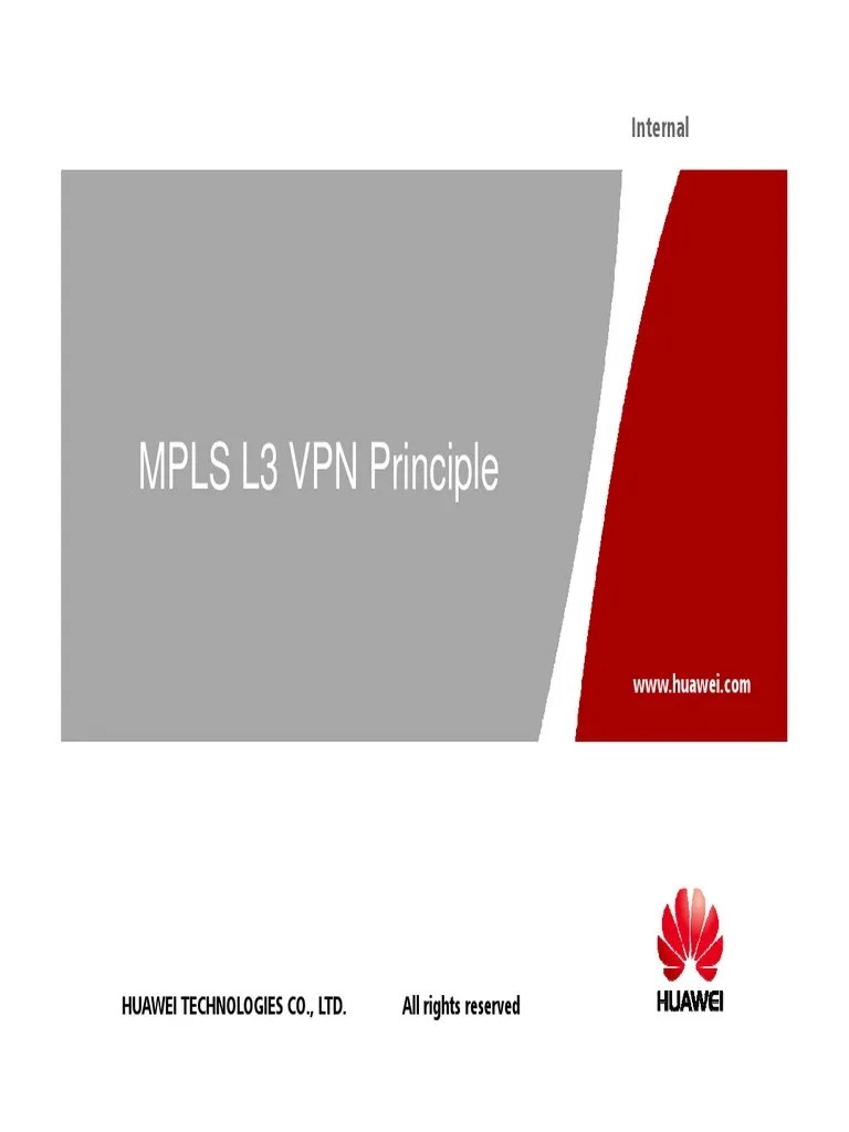 3 Mpls L3 VPN Principle | PDF | Virtual Private Network | Multiprotocol ...