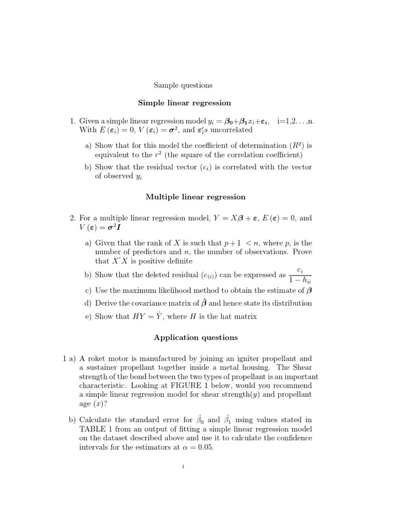 Regression | PDF | Coefficient Of Determination | Linear Regression