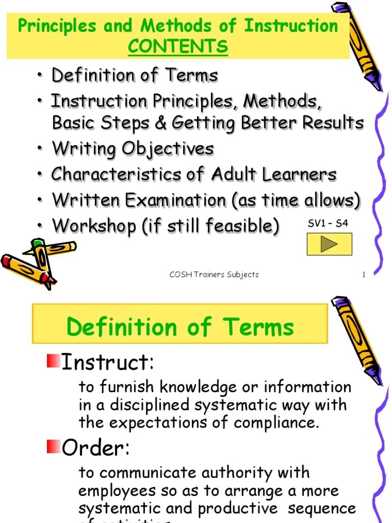 Principles Methods Of Instruction Rev.10 | PDF | Learning | Communication