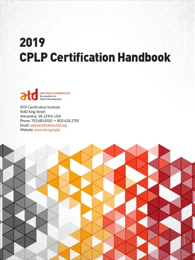 2019 cplp certification handbook final pdf