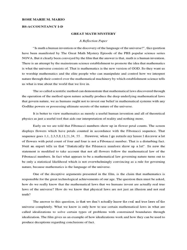 These tests require students to be fast and accurate with math facts in four operations by the time they reach the end of third. The Great Math Mystery Pdf Teaching Mathematics Argument