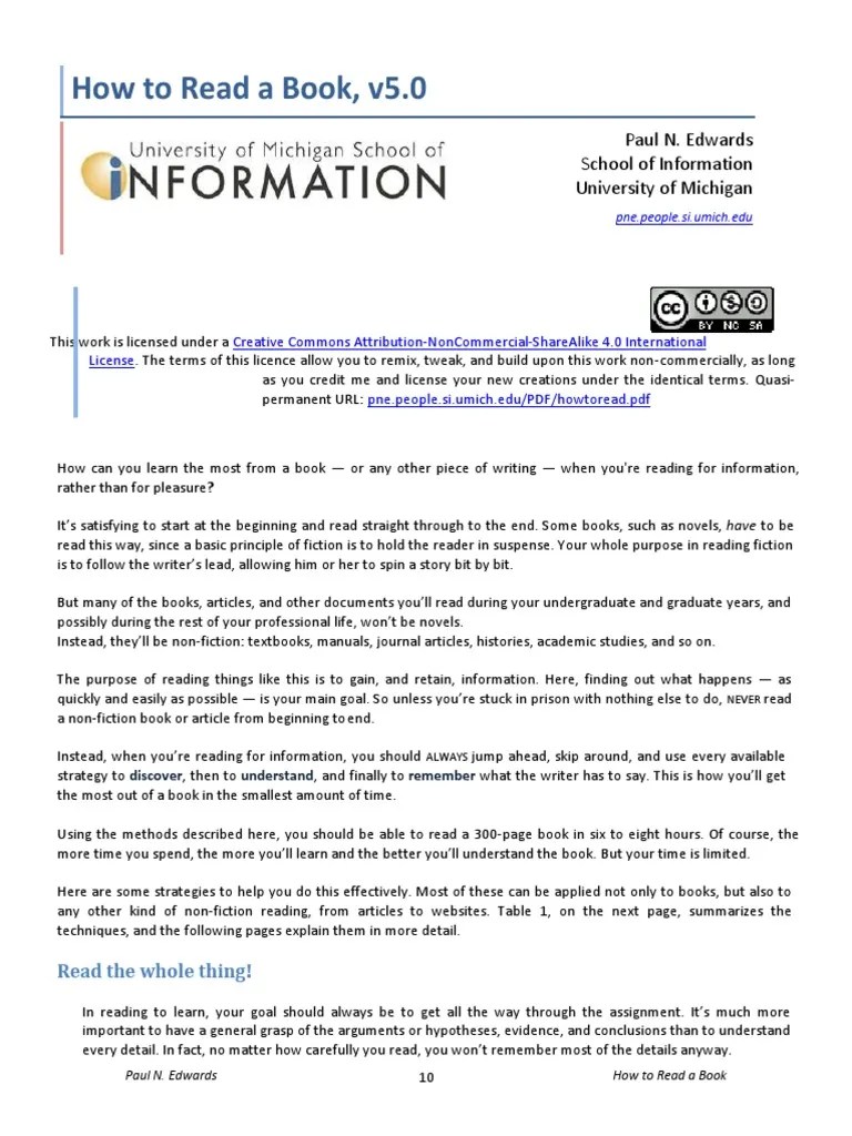 How To Read A Book For Maximum Learning: Strategies For Actively ...