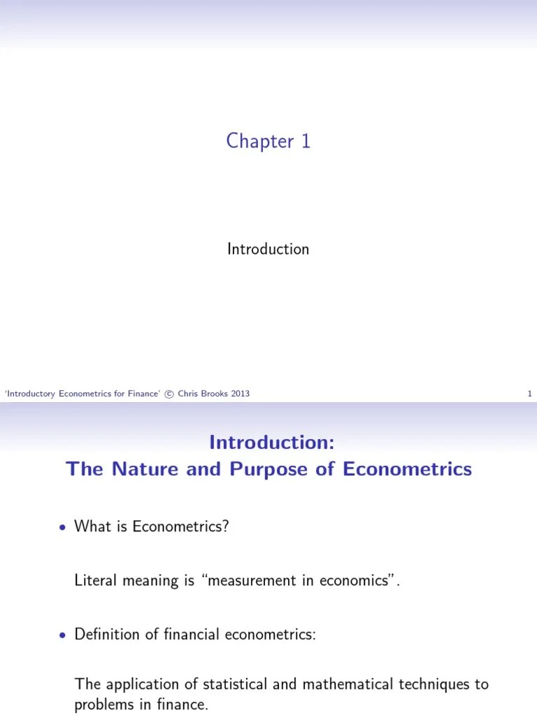 Introduction To Econometrics | PDF | Econometrics | Bayesian Inference