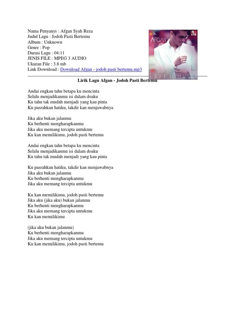 Ujian sbmptn 2022 telah dilaksanakan pada hari jumat 3 juni 2022. Lirik Lagu Jodoh Pasti Bertemu Jakobedsx