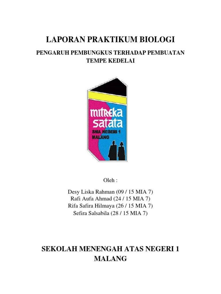 Laporan Praktikum Biologi | PDF