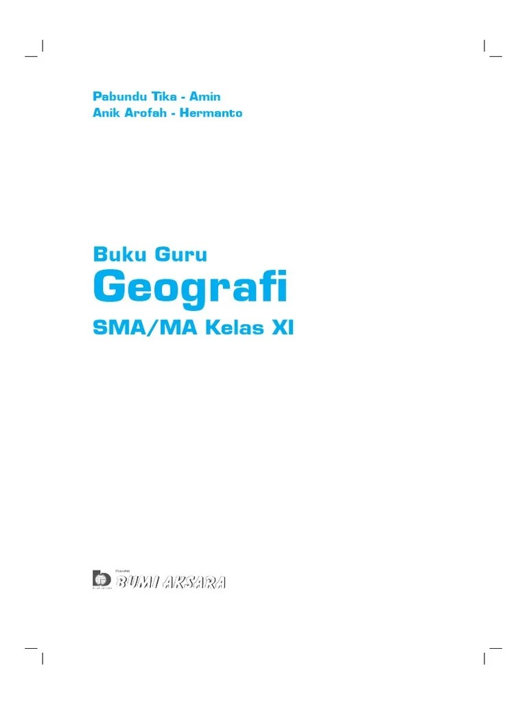 Kelas xi semester 1 dan 2. Buku Guru Geografi Kelas Xi Baru Pdf